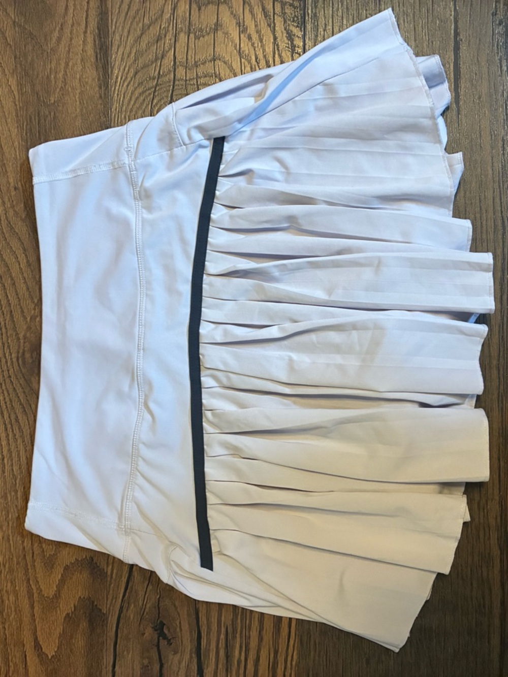 Gold hinge inspired athletic skirt